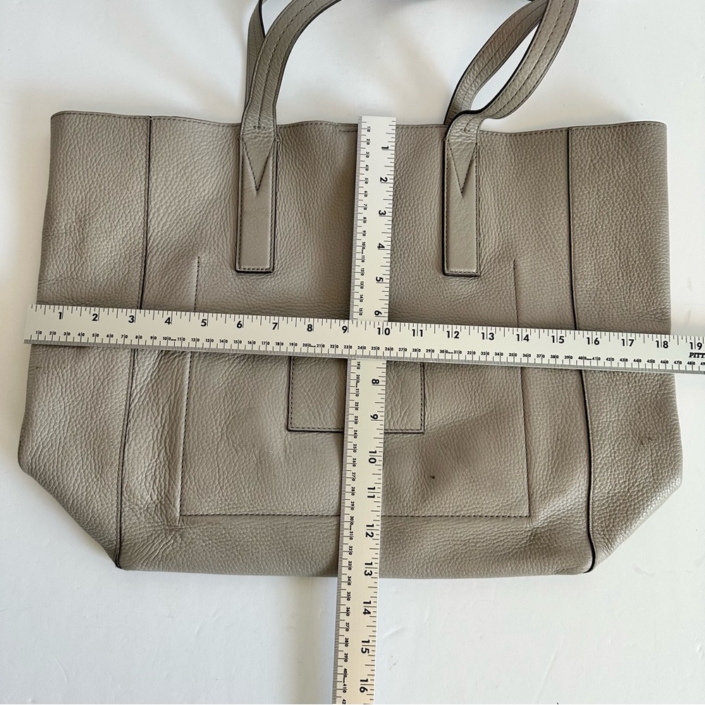 Michael Kors Pebbled Leather Tote & Wallet Set Taupe Gray - Picture 10 of 12